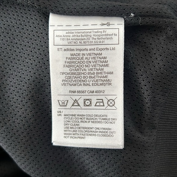 Adidas zip up jacket size M - Picture 8 of 11